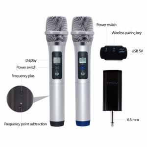 Vente chaude Numérique UHF Sans Fil Récepteur <span class=keywords><strong>Microphone</strong></span> avec un Son Clair pour Le <span class=keywords><strong>Chant</strong></span> - Product Image 3