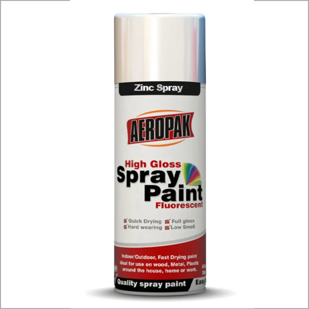 Aeropak Color 400ML Acrylic Zinc Spray Paint MSDS for wood