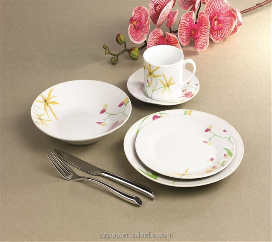 Vajillas 20 Piezas Elegant Dinnerware Sets for 12