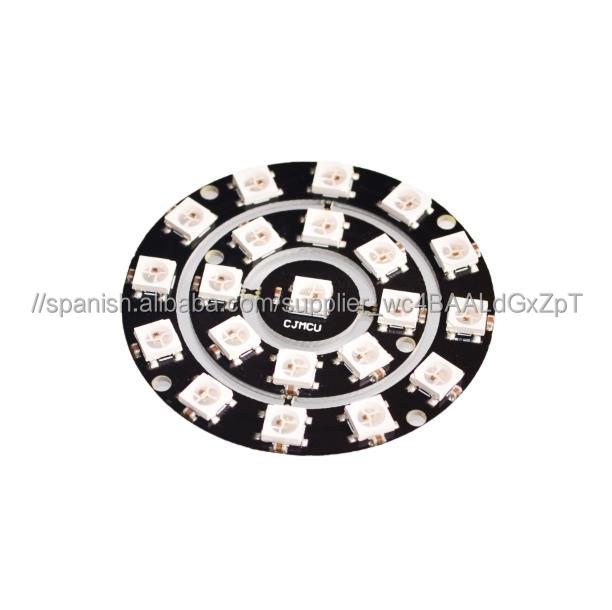 RGB LED anillo 1/18/12 poco WS2812 5050 RGB LED integrado