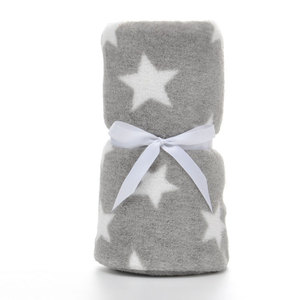 Manta suave con estampado de estrella de Coral para niños, manta de bebé de 75x100cm - Product Image 6