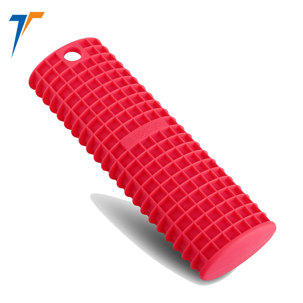 Высококачественные силиконовые протекторы для ручек сковородок, силиконовая чугунная ручка для сковородок