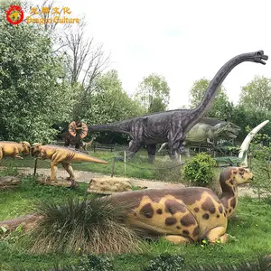 用于游乐园的可定制模拟活体动物恐龙模型