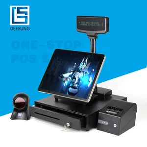 Registr AIO1589 Touch Screen Cash Máquina/Máquina de Faturamento Pos Para Supermercado