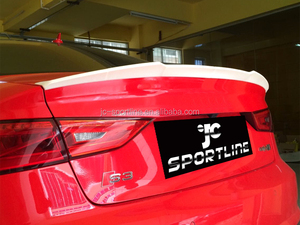 Jc Sportline Hot Auto A3 de fibra de vidrio trasero Spoiler baul Wing para Aud <span class=keywords><strong>i</strong></span> 2013UP - Product Image 3