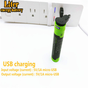 Lithium Ion battery 18650 micro USB Battery <strong>3</strong>,7 V 3500 mAh rechargeable battery - Product Image 2