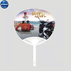 Ventilateur <span class=keywords><strong>rond</strong></span> en plastique, personnalisé, promotion, avec logo - Product Image 2