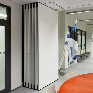 방음 접히는 분할 및 미끄러지는 벽 방을 분할하는 사무실을 위한 작동 가능한 움직일 수 있는 문