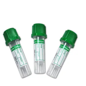 Di alta qualità medica 2ml 13*75 millimetri 13*100 millimetri di plastica pet test del vuoto del tubo per il sangue parti di raccolta