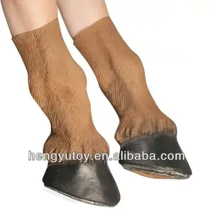 Nep Paardenhoeven Halloween Kostuum Realistische Latex Prop Handschoenen