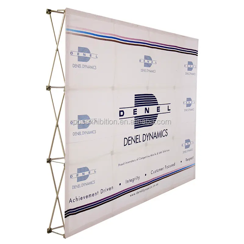 Pop Up Banner Trade Show Display Booth Achtergrond Muur Met Aangepaste Grafische