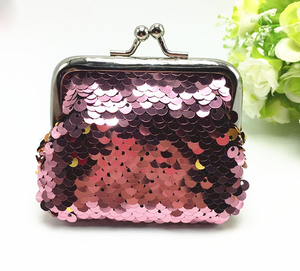 I più popolari della sirena reversibile paillettes piccola mano cambiamento della borsa della moneta di fantasia piccola borsa - Product Image 2