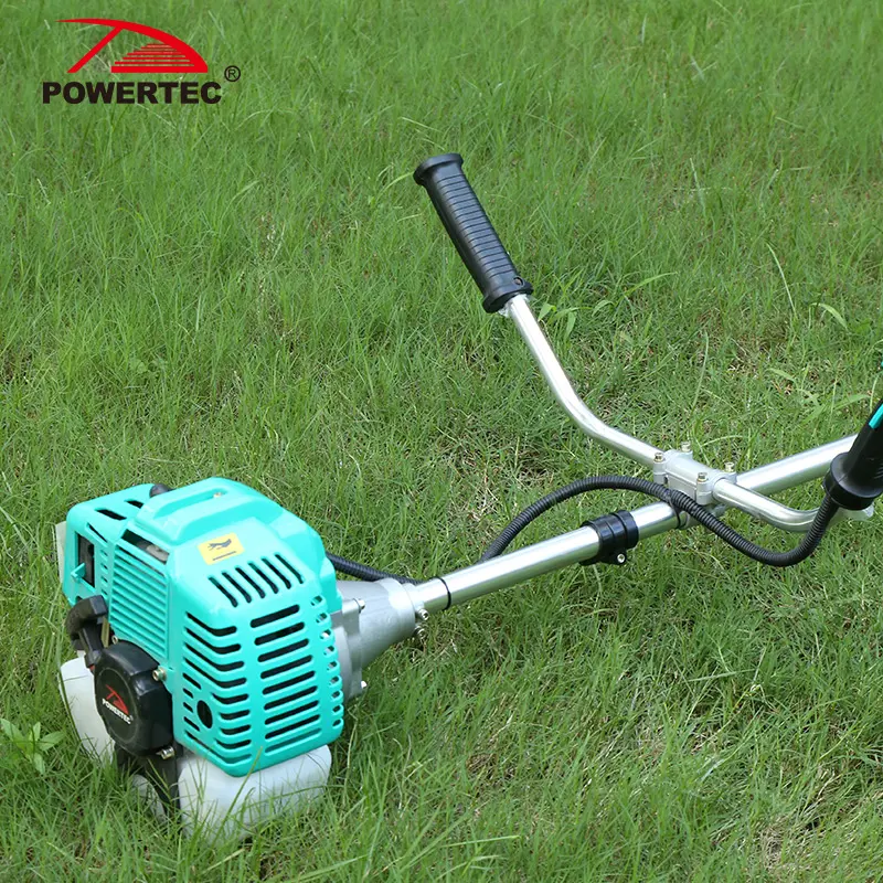 POWERTEC Grosir 750W 1150W 1400W 2-Stroke Gas Cutter Bensin Pemangkas Rumput