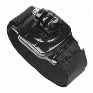 Support de poignet rotatif à <span class=keywords><strong>360</strong></span> degrés de couleur noire de haute qualité pour GoPro Hero 13, SJCAM, <span class=keywords><strong>Xiaomi</strong></span> Yi - Vente en gros - Product Image 3