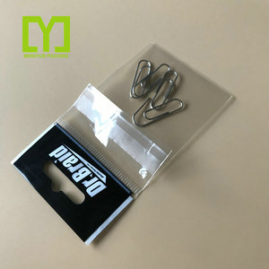 Biểu Tượng Tùy Chỉnh Văn Bản In Ban Nhạc Băng Trên Đầu Tiêu Đề Thẻ Cá Móc OPP Bopp Nắp Kéo Bao Bì Túi - Product Image 6