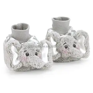 ICTI Standard Fluffy Animal Kinderschuhe Hausschuhe Stiefel Mode Neugeborene Weiche Sohle Plüsch Elefant Säugling Baby Socken Schuhe
