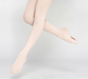 Medias de <span class=keywords><strong>Ballet</strong></span> Profesionales de Alta Calidad en Nailon y Spandex, Color Rosa, Bronceado, Blanco y Negro, <span class=keywords><strong>para</strong></span> <span class=keywords><strong>Niñas</strong></span>, Mujeres y Adultas, Convertibles, con Orificio - Product Image 5