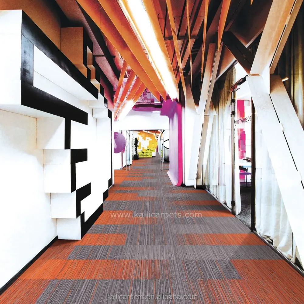 Abnehmbare Büro Nylon Kommerziellen Modulare Teppich Fliesen