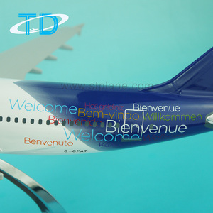 Không Khí TRANSAT <span class=keywords><strong>A310</strong></span> 1:100 47Cm Resin Mô Hình Máy Bay - Product Image 4