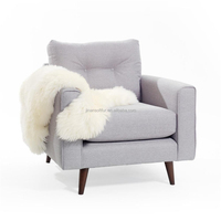 Alfombra de Piel de Alpaca Blanca Personalizada para Silla de Dormitorio