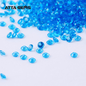 1,75mm redondo azul <span class=keywords><strong>apatita</strong></span> piedras en bruto para la joyería Azul zafiro piedra - Product Image 2