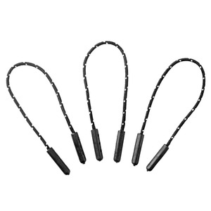 Tùy chỉnh PVC dây kéo Thanh trượt cho phụ kiện may mặc nhựa dây kéo pullers cho túi độc đáo dây kéo đầu - Product Image 4