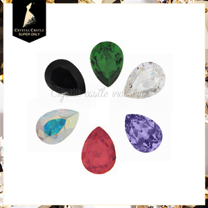 Cristales de Cristal en Forma de Pera Crystal Castle 4320, Piedras Decorativas de Cristal de Grado AAA con Punta Trasera, Cristales de Cristal al por Mayor - Product Image 3