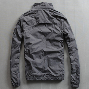 Personalizado de cremallera de nylon a prueba de agua personalizado cazadoras bordado chaquetas - Product Image 4