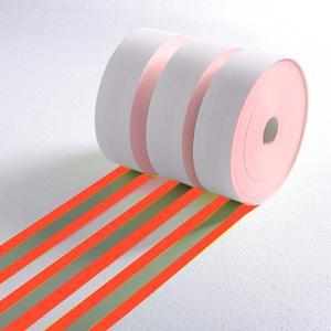 <span class=keywords><strong>Ruban</strong></span> réfléchissant <span class=keywords><strong>Fluorescent</strong></span> rouge-Orange, bande réfléchissante en néon pour vêtements professionnels - Product Image 2