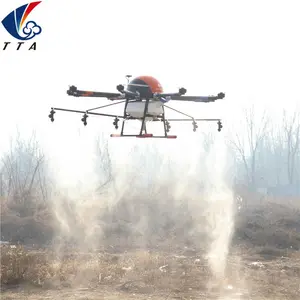 Ta 农场直升机用于作物喷洒，TTA 无人机