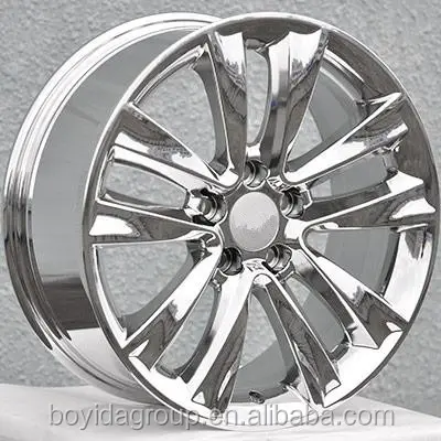 Chrome Auto Aluminium Velg 16 17 18 19 Beste Prijs Rode Lijn Elke Grootte J4