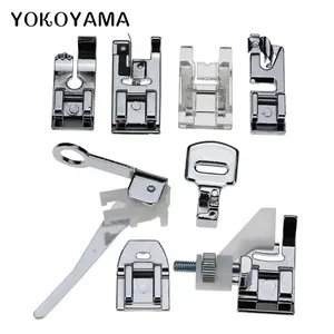 8Pcs/Box Pressure Foot Suit Sewing Parts Home Multi-Function Machine Stainless Steel Presser Foot Sewing Accessories