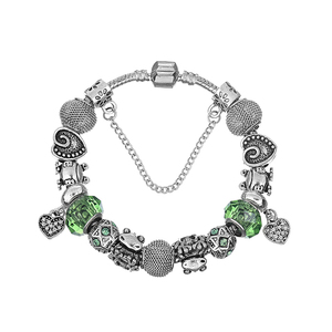 Prix concurrentiel usine en gros alliage cocu en forme de charme avec chaîne serpent bracelet européen - Product Image 6