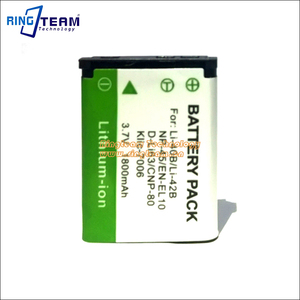 ENEL10 EN-EL10 बैटरी पैक के लिए <span class=keywords><strong>Nikon</strong></span> Coolpix S80 S200 S210 S500 S510 S520 S570 S60 S600 <span class=keywords><strong>S700</strong></span> S3000 S4000 S5100 डिजिटल कैमरों
