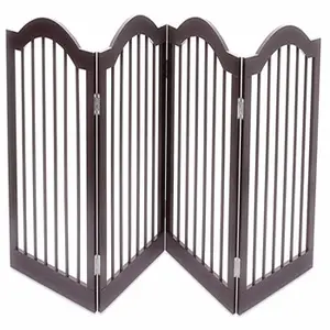 Solid or MDF wood freestanding pet gate