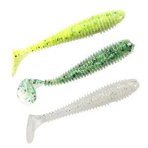 HONOREAL Shrimp Scent UV-Silikon köder Schwimm köder Kunststoff köder Soft Fishing Shad Lure Bait