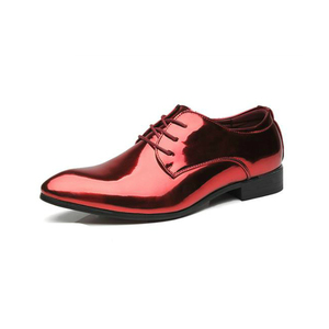 2025 últimos Oxfords tamaño 48 charol brillante zapatos casuales de negocios moda juvenil vestido de fiesta zapatos masculinos formales - Product Image 2