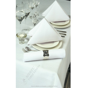 Gros Hôtel Restaurant Coton <span class=keywords><strong>Lin</strong></span> Blanc <span class=keywords><strong>Serviette</strong></span> <span class=keywords><strong>de</strong></span> <span class=keywords><strong>Table</strong></span> - Product Image 4