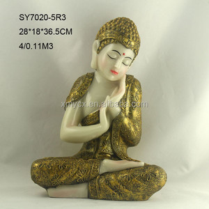 Jade de buda estatuas para la decoración casera moderna - Product Image 1