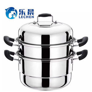 Double Conservation de La Chaleur En Acier Inoxydable Cuiseur Marmite À Vapeur <span class=keywords><strong>Pot</strong></span> Ensemble Stock <span class=keywords><strong>Pot</strong></span> avec Vapeur Inoxydable Batterie De Cuisine 26-30 - Product Image 2