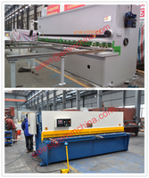 Cisaille CNC de marque EMM QC12K-6X2500 avec poutre oscillante hydraulique, entièrement automatique, angle réglable, puissance 7,5 kW