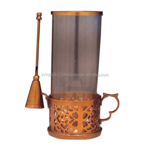 Luxury Designเชิงเทียนตกแต่งโลหะแก้วSnufferขาตั้งเชิงเทียนสําหรับโรงแรม/บ้าน - Product Image 1