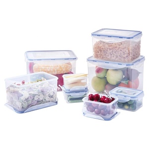 Sellado de plástico transparente PP, caja de almacenamiento de alimentos para carne Deli personalizada para organización de cocina, preparación de alimentos con tapa - Product Image 1