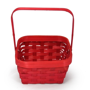 Oscilación verde manija ovalada <span class=keywords><strong>de</strong></span> bambú <span class=keywords><strong>cesta</strong></span> <span class=keywords><strong>de</strong></span> frutas regalo <span class=keywords><strong>de</strong></span> <span class=keywords><strong>Navidad</strong></span> - Product Image 4