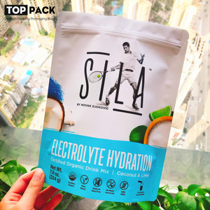 Sac à aliments noir, 30g, emballage pour le thé mattes, avec fermeture éclair - Product Image 4