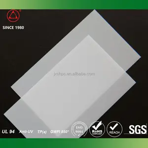 Led Light Diffuser Sheet Double Frosted 1.0mm Thickness Led Light PC Diffuser Plastic Cover Sheets