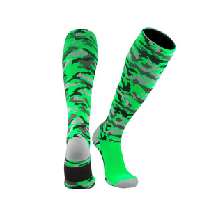 KT1-A092 Crazied <strong>Neon</strong> Green Lime Green Softball <strong>Socks</strong> - Product Image 4