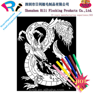Kadife boyama posteri çocuklar için çevre bilinci - Product Image 4