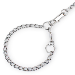 <span class=keywords><strong>Collar</strong></span> y Correa para <span class=keywords><strong>Perro</strong></span> de Hierro Cromado de 4 Pulgadas con Liberación Rápida y Asa Acolchada con Patrón Sólido - Product Image 6