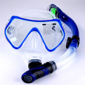Adultos máscara de buceo y Snorkel templado gafas natación subacuática máscara - Product Image 1